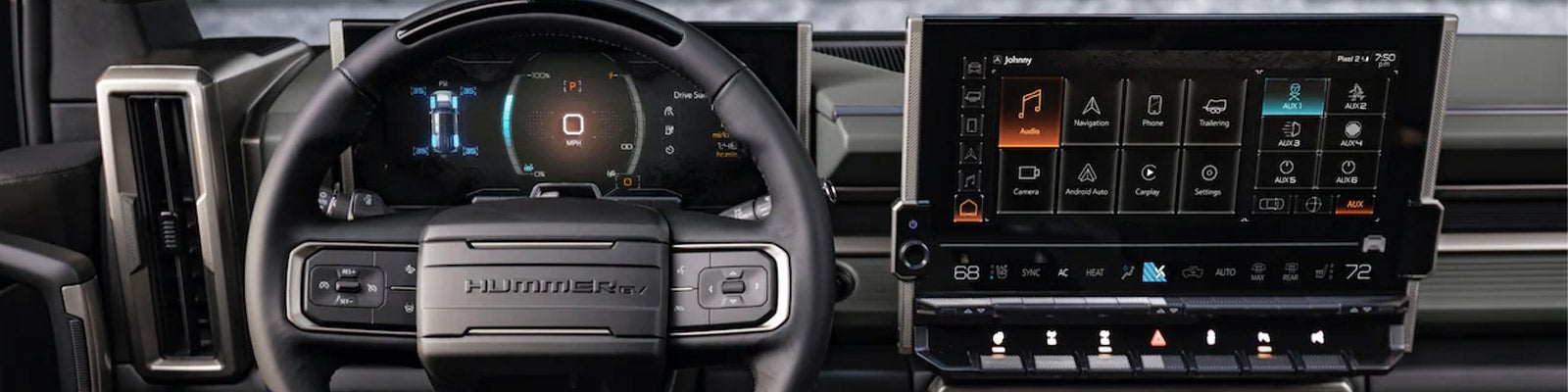 Hummer EV infotainment