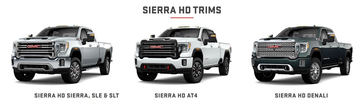 2021 Sierra Heavy Duty Trims